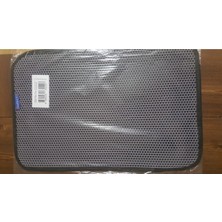 UltraMint Elekli Tuvalet Önü Kedi Kum Paspası 60X40 Gri, Temizlik ve Konfor Için Ideal