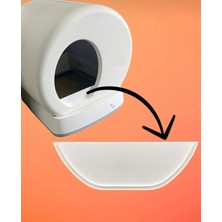 UltraMint Otomatik Kedi Tuvaleti Kapı, Kum Çıkışı Önleyici, Uyumlu Model C10 Pro