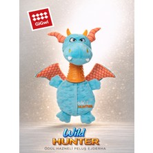 GiGwi Wild Hunter Ödül Hazneli Sesli Ejderha - Peluş Köpek Oyuncağı