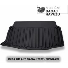Elorcar Seat Ibıza Hb Alt Bagaj 2022 - Sonrası 3D Bagaj Havuzu