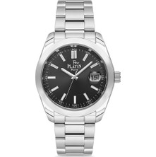 Platin Pierre HDS-PL-1200GA-A2 Çelik Kordon Takvimli Erkek Kol Saati