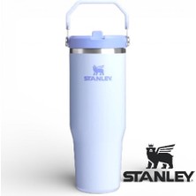 Stanley The Iceflow Flip Straw Pipetli Termos Bardak 0,89 Lt Açık Mavi