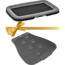 UltraMint Elekli Akıllı Kedi ve Köpek Tuvalet Seti, Izgara, Paspas Hediye