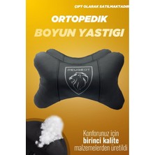Normadia Yumuşak ve Konforlu 2'li Boyun Yastığı Seti, Peugeot Logo ile Şık Tasarım