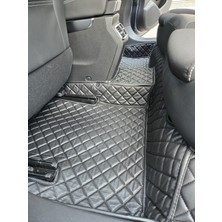 Normadia Kara Renkli Araç Için 8d Dinamik Siyaha Deri Paspas Seti