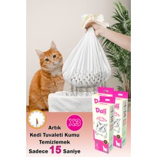 UltraMint Kedi Kumu Temizleme Elekli Filtre 3'lü Set 78X69 cm