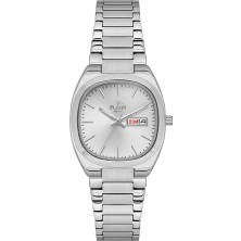 Platin Pierre HDS-PL-1035LA-A1 Takvimli Kare Kadın Kol Saati