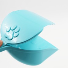 UltraMint Mavi Kedi Kumu Temizleme Küreği, Elekli ve Kapaklı, 29X13 cm