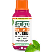Thera Breath Anticavity Sparkle Mint Ağız Çalkalama Suyu 88.7ml Seyahat Boyu