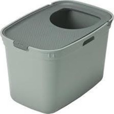 UltraMint Top Cat Kapalı Kedi Tuvaleti, Gri, 59 Cm, Şık ve Kullanışlı Tasarım