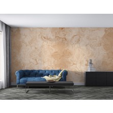 Grown Bej Soyut Dalgalı Mermer Desenli Duvar Kağıdı - Mutfak ve Banyo
