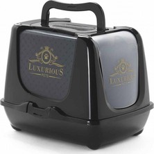 UltraMint Şık ve Konforlu Kapalı Kedi Tuvaleti 50 Cm, Temiz ve Güvenli Kullanım