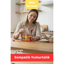 İstisna Sarı Kırmızı Afacan Sevimli Yumurtalık Çocuk Beslenme Eğitimine Destek Sempatik Çocuk Yumurtalığı