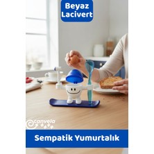 İstisna Mavi Beyaz Afacan Sevimli Yumurtalık Çocuk Beslenme Eğitimine Destek Sempatik Çocuk Yumurtalığı