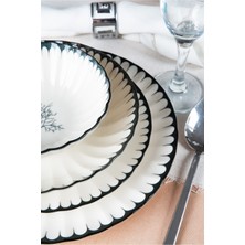 Heda Porselen Derya Hayat Ağacı 24 Parça Yemek Seti