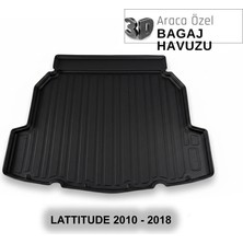 Elorcar Renault Lattıtude 2010 - 2018 3D Bagaj Havuzu