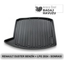 Elorcar Renault Renault Duster Benzin + Lpg 2024 - Sonrası 3D Bagaj Havuzu