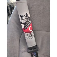 Normadia Yumuşak Kumaşlı 2'li Dijital Baskılı Emniyet Kemer Pedi