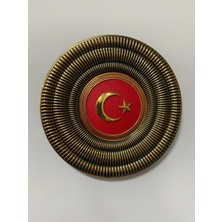 Elif Aksesuar Tabak Türk Bayrağı (Ayaklı) 15CM