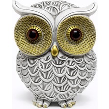 Olinea 10X7 cm Polyester Baykuş Figürü