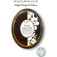 Oens Dubai Çikolatası Özlü Doğal Süngerli Sabun Besleyici ve Keyif Veren Cilt Temizleyici 120G