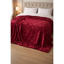 Bedline Amore Battaniye 206*226 cm Çift Kişilik Rouge