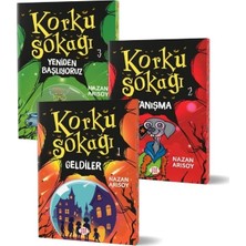 Dokuz Çocuk Korku Sokağı Serisi 3 Kitap Yan Boyamalı