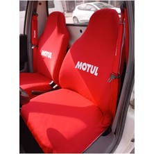Normadia Kırmızı 4 Parça Oto Servis Kılıf Seti Tüm Koltuklar Için