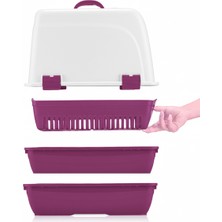 UltraMint Yüksek Kapasiteli Kapalı Kedi Tuvaleti, Xl Boy, Kürek Hediyeli