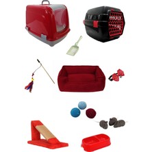 UltraMint Kedi Başlangıç ve Tuvalet Seti, 10 Parça, Keyifli ve Temiz Deneyim