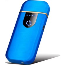 Siyah Kişiye Özel Şarjlı USB Kızaklı Çakmak