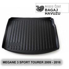 Elorcar Renault Megane 3 Sport Tourer 2009 - 2016 3D Bagaj Havuzu
