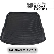 Elorcar Renault Talısman 2016 - 2018 3D Bagaj Havuzu