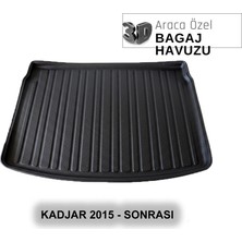 Elorcar Renault Kadjar 2015 - Sonrası 3D Bagaj Havuzu