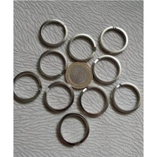 Boncukcu Abla Beilys 100 Adet 28 mm Yassı Anahtarlık Halkası