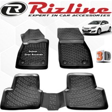 Normadia Astra J 3D Paspas Seti, Havuzlu, Siyah, 4 Parça, 2010-2017