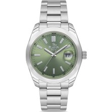 Platin Pierre HDS-PL-1200GA-A17 Çelik Kordon Takvimli Erkek Kol Saati