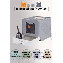 UltraMint Xxl Katlanabilir Kapalı Kedi Tuvaleti, Pratik ve Şık Tasarım