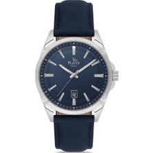 Platin Pierre HDS-PL-1230GB-L3 Deri Kordon Takvimli Erkek Kol Saati