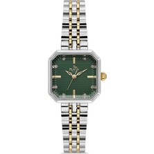 Platin Pierre HDS-PL-1259LA-D10 Kare Kadın Kol Saati