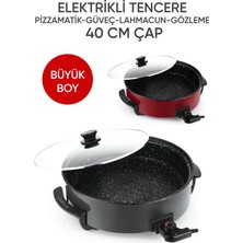 Vesus Elektrikli Tencere, Pizzamatik, Güveç, Gözleme 40 cm Çap Büyük Boy