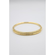 Beta Moda Hub Taşlı Vip Bilezik - Altın