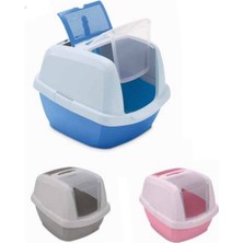 UltraMint Maddy Junior Üstü Açılabilen Kapalı Kedi Tuvaleti, Pratik ve Temiz Kullanım