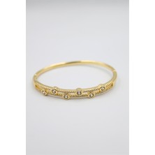 Beta Moda Hub Taşlı Vip Bilezik - Altın