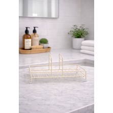 Karteya Premium Kare Metal Sıvı Sabunluk Standı 250 ml ve 500 ml Uyumlu (Sadece Stand)