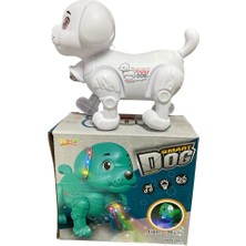 Özmiş Oyuncak 16 cm Sesli Işıklı Yürüyen Köpek 0109