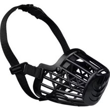 Siyah Plastik Köpek Ağızlığı S Beden