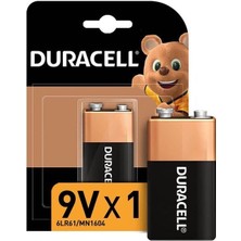 Duracell Basic 9 Volt Pil Tekli