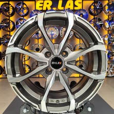 Slk Jant 4 Adet SLK-2080 6.5*15 4*100 ET35 73.1 Gun Mack Jant  (Takım)