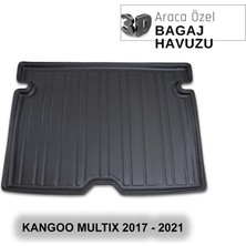 Elorcar Renault Kangoo Combi Multix Koltuklu Van 2017 - 2021 3D Bagaj Havuzu
